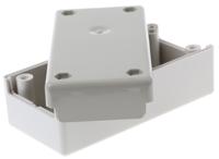 a9011065 OKW Flat-Pack Case Series Grey ABS Enclosure, IP40, White Lid, 100 x 50 x 40mm