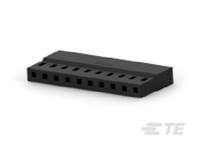 1-2316102-0 TE Connectivity, AMPMODU Female PCB Connector Housing, 2mm Pitch, 10 Way, 1 Row