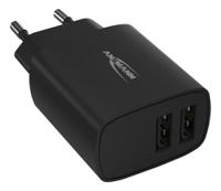 1001-0106-520 Ansmann 12W Power Brick AC/DC Adapter 5V dc Output, 2.4A Output