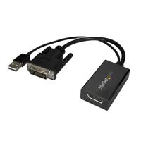 dvi2dp2 StarTech.com DVI-D to DisplayPort Adapter, 254mm Length - 1920 x 1200 Maximum Resolution