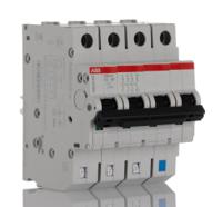 2ccs573103r8277 ABB SMISSLINE TP MCB, 4P, 2A Curve K, 415V AC, 12V DC, 10 kA Breaking Capacity