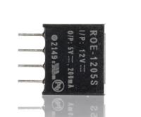 roe-1205s Recom ROE DC-DC Converter, 5V dc/ 200mA Output, 10.8 → 13.2 V dc Input, 1W, Through Hole, +85°C Max Temp -40°C