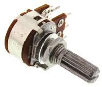 pdb182-k220k-104b Bourns PDB18 100kΩ Rotary Potentiometer 2-Gang, Panel Mount (Through Hole), PDB182-K220K-104B