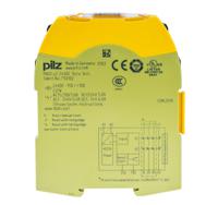 750102 Pilz PNOZsigma PNOZ s2 Emergency Stop Safety Relay, 24V dc, Single Channel, 3 Safety Contacts