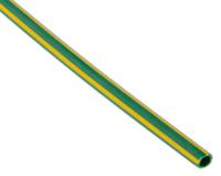268-4975 RS PRO Halogen Free Heat Shrink Tubing, Green/Yellow 2.4mm Sleeve Dia. x 1.2m Length 2:1 Ratio