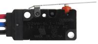 d2vw-5l1-1ms Omron Hinge Lever Micro Switch, Wire Lead Terminal, 3 A @ 125 V ac, SP-CO, IP67