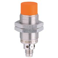 igs211 ifm electronic Inductive Threaded Barrel Proximity Sensor, M18, 12 mm Detection, PNP NO, 10 → 36 V dc