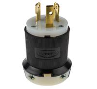 hbl2621 Hubbell USA Mains Plug, 30A Black, Cable Mount Nylon Screw, 250 V