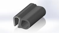 619-1590 RS PRO Black EPDM Edge Protection, 20m