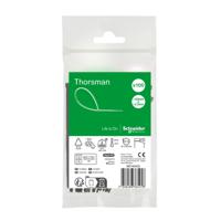 imt46402 Schneider Electric Cable Tie, , 100mm x 2.5 mm, Black Nylon, Pk-1