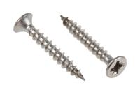 144-3508 RS PRO Pozidriv Countersunk Stainless Steel Wood Screw, A2 304, 3.5mm Thread, 25mm Length