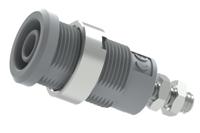 3265-i-g Electro PJP Grey Female Banana Socket, Plug In Termination, 25A, 600 → 1000V