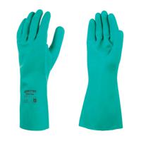 emg00560ej Skytec EMG560 Green Cotton Flock Cotton Chemical Resistant Gloves, Size XL, Nitrile Coating