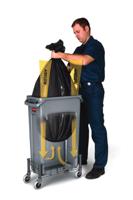 fg354007grn Rubbermaid Commercial Products Slim Jim 23gal Green Polypropylene Waste Bin