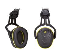 10190357 MSA Safety V-Gard Ear Shells with Helmet Attachment, 32dB, Black, Yellow