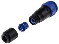 px041102p5560 Bulgin Circular Connector, 2 Contacts, Cable, Miniature Connector, Plug, Male, IP68, Buccaneer 400 Series