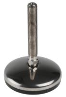 a105022 Nu-Tech Engineering M16 Stainless Steel Adjustable Foot, 1000kg Static Load Capacity 3.5° Tilt Angle