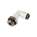 6959-10-13 Legris LF6900 LIQUIfit Series Elbow Threaded Adaptor, G 1/4 Male to Push In 10 mm, Threaded-to-Tube Connection Style