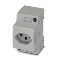 0804099 Phoenix Contact Swiss Mains Sockets, 16A, DIN Rail, 250 V