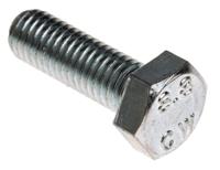 527-511 RS PRO Bright Zinc Plated Steel, Hex Bolt, M8 x 25mm