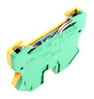 1010200000 Weidmuller  WPE Series Green/Yellow, 0.5 → 10mm², Single-Level, Screw Termination, ATEX