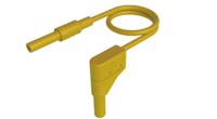 934048103 Hirschmann Test & Measurement 4 mm Test Probe Lead, 32A, Yellow, 1m Lead Length