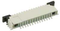 1-84953-4 TE Connectivity, FPC 1mm Pitch 14 Way Right Angle Female FPC Connector, ZIF Top Contact