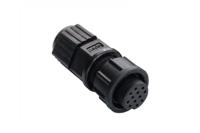 bu-12bffa-sl7001 Amphenol Industrial Industrial Circular Connector, 12 Contacts, Threaded, Standard Connector, Socket, Female, IP67,