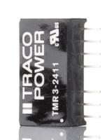 tmr-3-2411 TRACOPOWER TMR 3 DC-DC Converter, 5V dc/ 600mA Output, 18 → 36 V dc Input, 3W, Through Hole, +85°C Max Temp