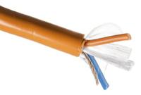 6460-or001 Alpha Wire Alpha Essentials Data & Bus Cable Series Data Cable, 1 Pairs, 2 Cores, 0.33 mm², Screened, 22 AWG, 305m,