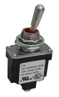 186-275 RS PRO Toggle Switch, Panel Mount, (On)-Off, SPST, Step Model Terminal, 125, 250V ac