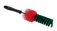 525352 Vikan Hard Bristle Black Scrubbing Brush, 40mm bristle length, Polyester bristle material