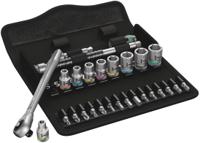 05004017001 Wera 28-Piece Metric 1/4 in Standard Socket/Bit Set with Ratchet, 6 point; Hex Bit; Phillips Bit; Pozidriv Bit; Torx Bit