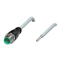 v1s-g-2m-pvc Pepperl + Fuchs Male 4 way M12 to 4 way Connector, 2 m