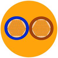 491-964 RS PRO 3182Y 1 mm² 2 Core Power Cable, H05VV-F, Orange PVC, 100m