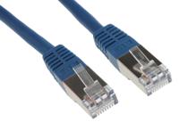 411-457 RS PRO, 3m Cat6, Blue RJ45 to Male RJ45 Male, S/FTP Shielded, Terminated PVC Sheath