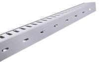 879-3731 RS PRO Grey Slotted Panel Trunking - Open Slot, W40 mm x D60mm, L1m, PVC