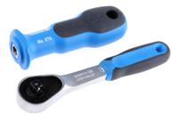 d-20-kmu-20 Gedore 37-Piece Metric 1/4 in Standard Socket/Bit Set with Ratchet, 12 point; Hex Bit; Phillips Bit; Pozidriv Bit;