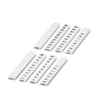 08086710051 Phoenix Contact, ZBF5.LGS:51-60 Marker Strip for use with  for use with Terminal Blocks