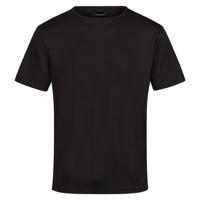 trs226-80096 Regatta Professional Black 100% Polyester Short Sleeve T-Shirt, UK- 4XL, EUR- 64