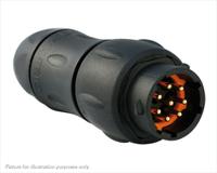 uts1jc128p Souriau Sunbank by Eaton Circular Connector, 8 Contacts, In-Line, Standard Connector, Plug, Male, IP68, IP69K, UTS