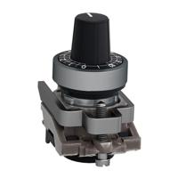 zb4bd922 Schneider Electric Harmony XB4 Series, Black Push Button Head, Potentiometer, 22mm Cutout