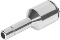 npqm-d-q10-s14-p10 Festo NPQM Series Reducer Nipple, Push In 14 mm to Push In 10 mm, Tube-to-Tube Connection Style, 570456