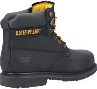 p724621 CAT P724621 Black Steel Toe Capped Unisex Safety Boots, UK 8, EU 42