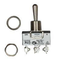 639h APEM Toggle Switch, Panel Mount, On-Off-On, SPDT, Screw Terminal, 400V ac