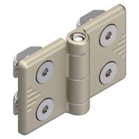 3842544530 Bosch Rexroth Die Cast Aluminium Door Hinge, 6mm Slot, 40 mm Strut Profile