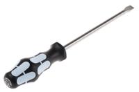 032007 Wera Slotted  Screwdriver, 10 mm Tip, 200 mm Blade, 312 mm Overall