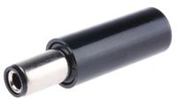 15-206 Lumberg, XNES/J DC Plug Rated At 1.0A, 12.0 V, length 29.5mm, Nickel