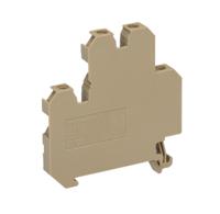 0590160000 Weidmuller  SAK Series Beige, Yellow, 4mm², Double-Level, Screw Termination