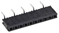 bcs-110-l-s-pe Samtec Straight Through Hole Mount PCB Socket, 10-Contact, 1-Row, 2.54mm Pitch, Solder Termination